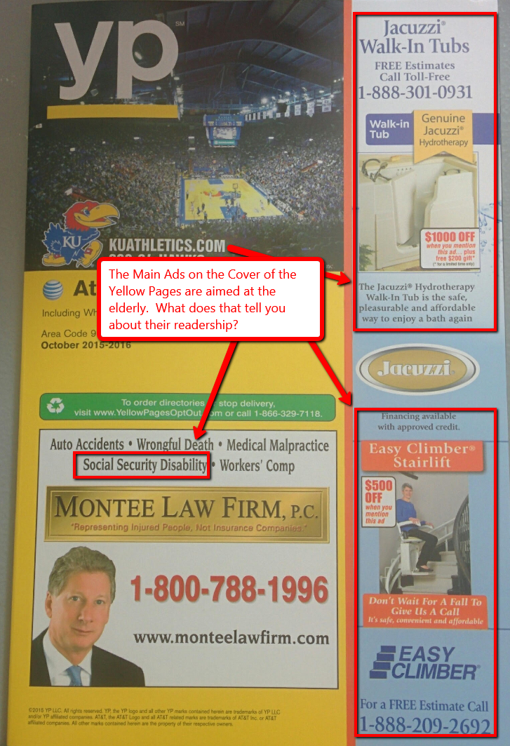The_Main_Ads_on_the_Cover_of_the_Yellow_Pages_are_aimed_at_the_elderly.__What_does_that_tell_you_about_their_readership_