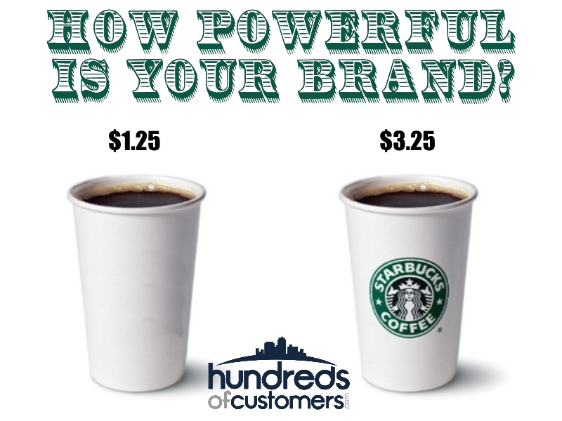 Starbucks Brand Makes $1 coffee with $3